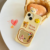 Rilakkuma Bear Mirror Phone Case